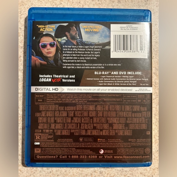 Logan Blu-ray + DVD + Digital HD - Picture 4 of 4